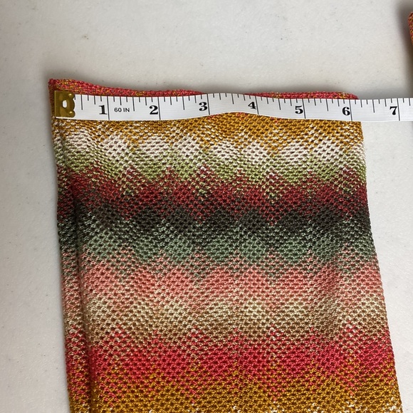 Free People Sierra Woven Diamond Print Over-the-Knee Socks, Colorful - Picture 8 of 12